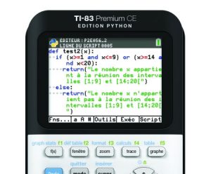 TI‑83 Premium CE Edition Python – TI Maroc